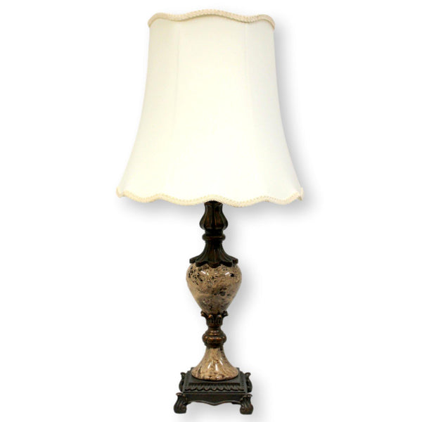 Brown Stone Table Lamp