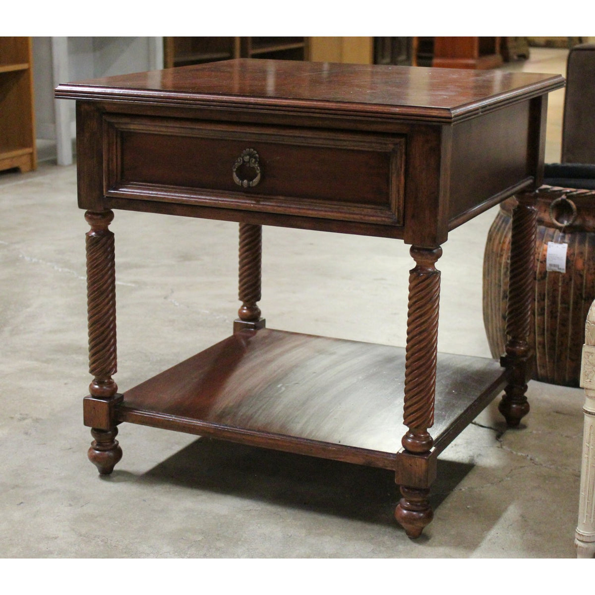 Thomasville Twist Leg End Table