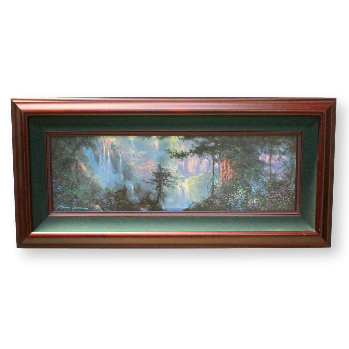 Framed Limited Edition Canvas Transfer 'Wooded Sanctuary' By James Coleman