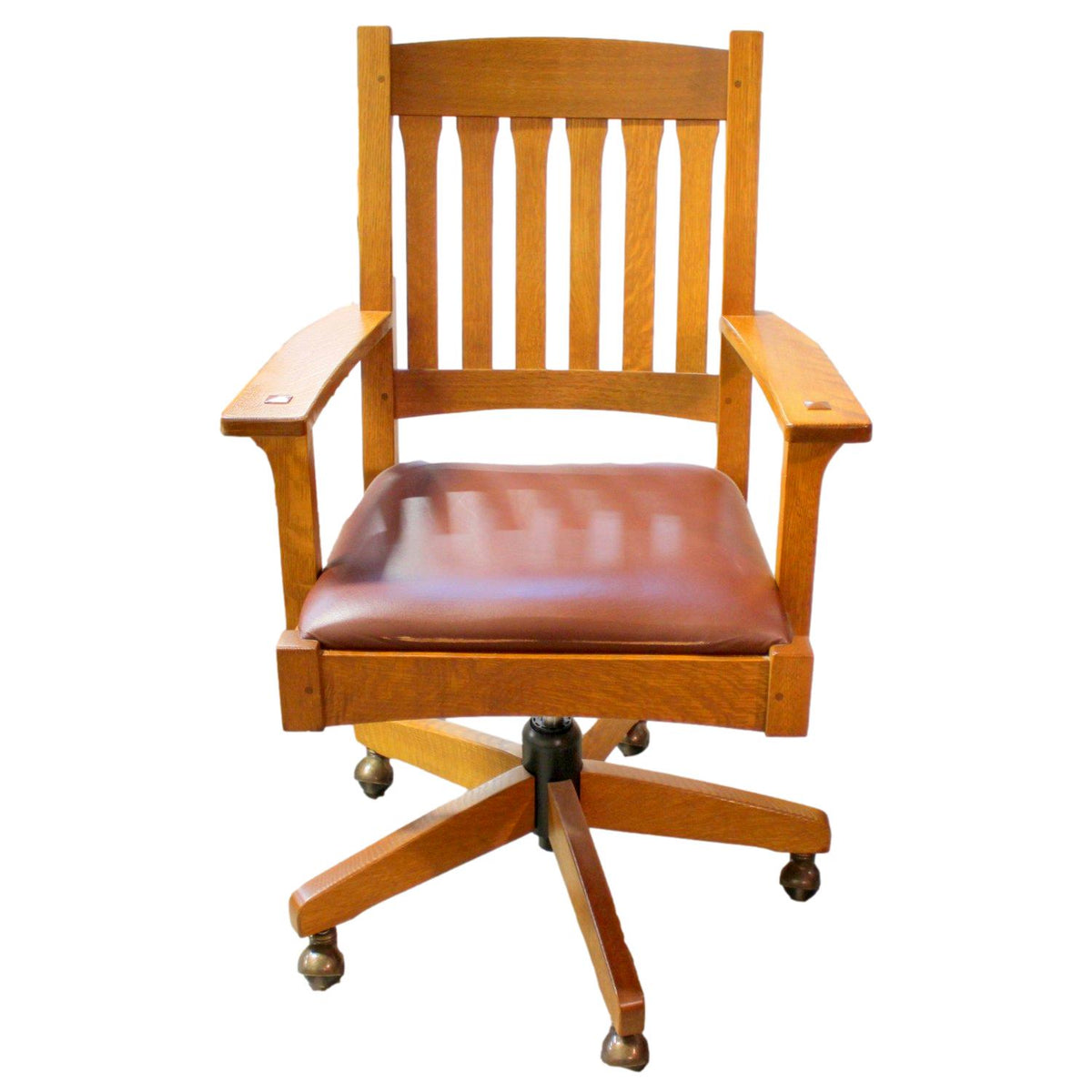 Stickley Mission Style Oak Office Chair