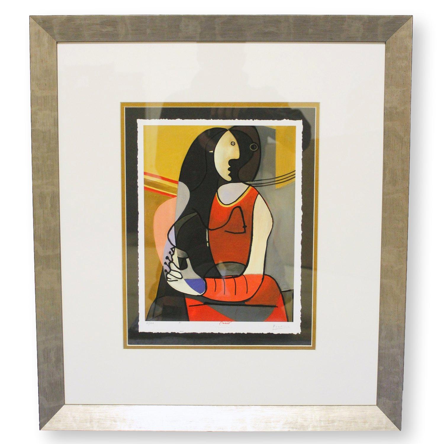 Gallery Framed Art Print 'Seated Woman' By Pablo Picasso – Upscale