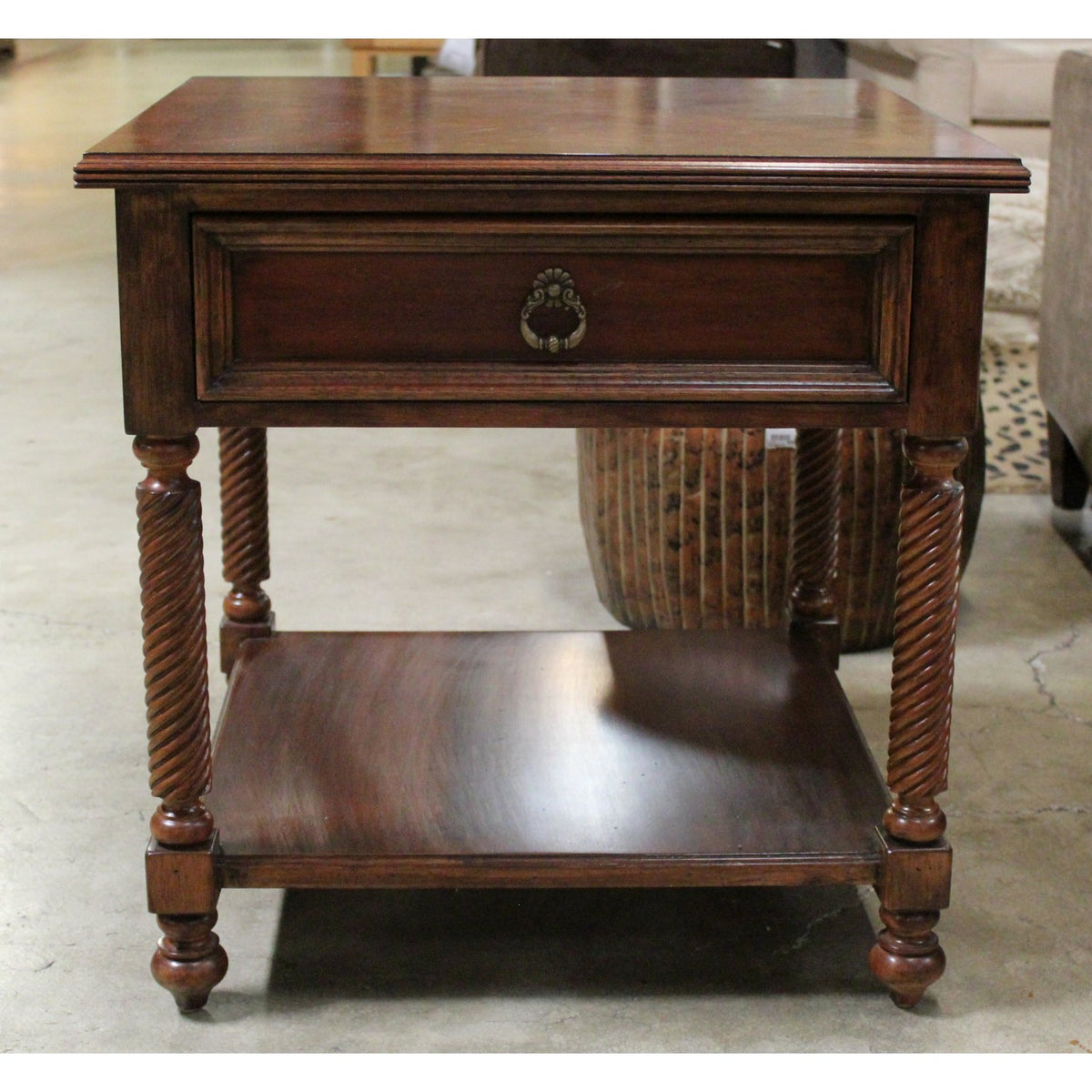 Thomasville Twist Leg End Table