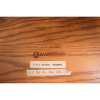 A-America Oak Dining Table w/6 Chairs