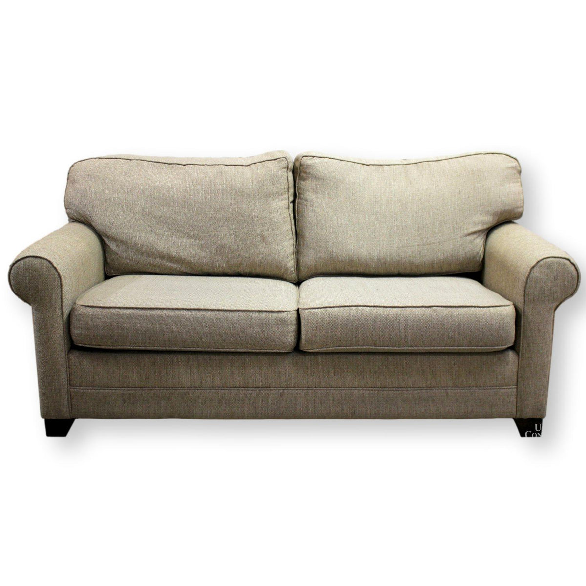 Linen Color Queen Size Sleeper Sofa