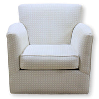 Jonathan Louis Circle Pattern Swivel Chair