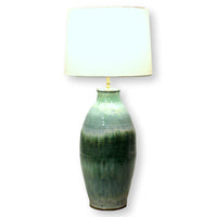 Ombre Green/Blue Ceramic Table Lamp