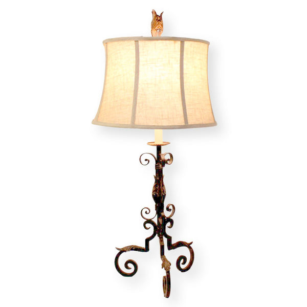 Uttermost Iron Scroll Table Lamp