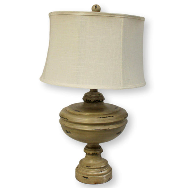 Antique White Table Lamp
