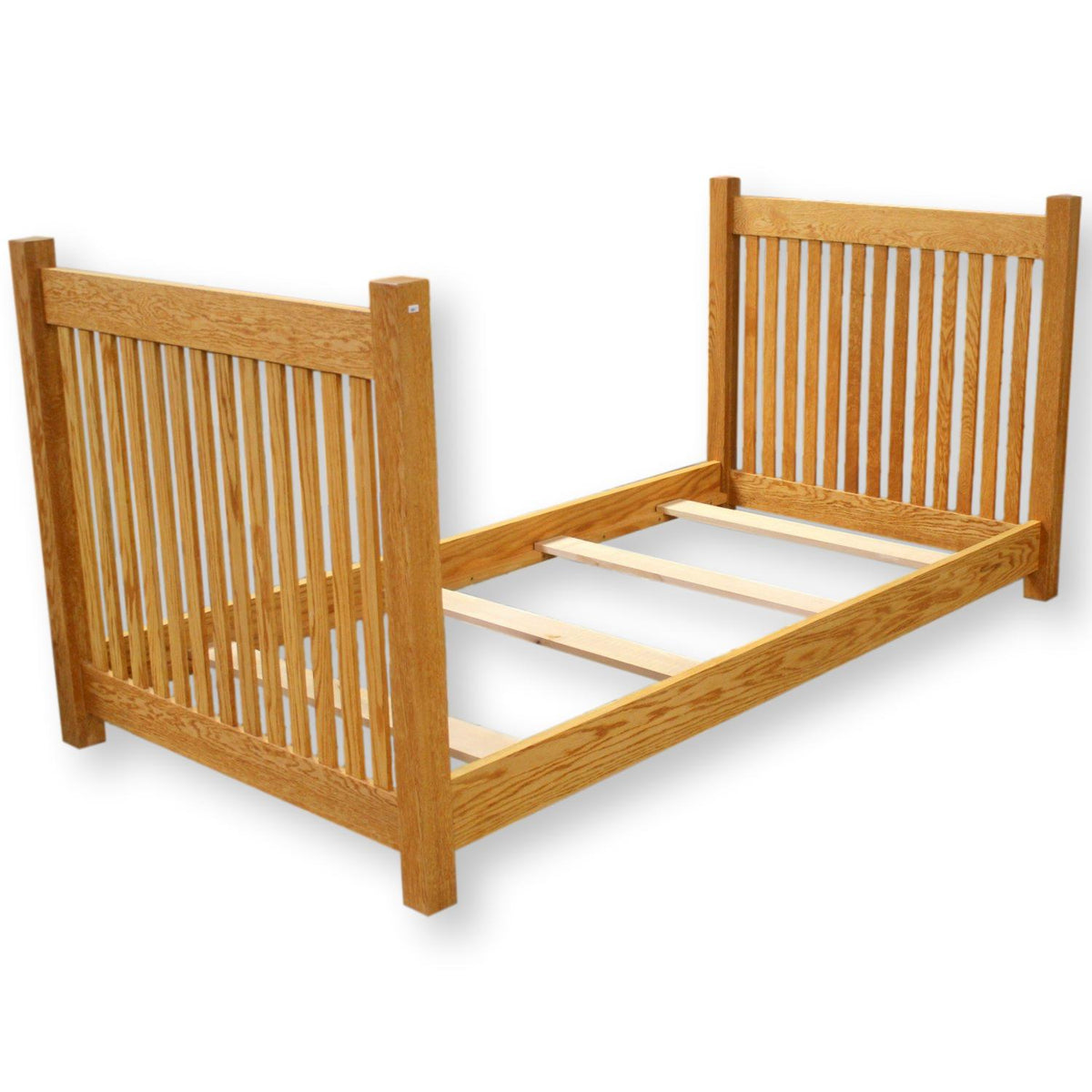 Wooden Expressions Twin XL Size Craftsman Oak Bed