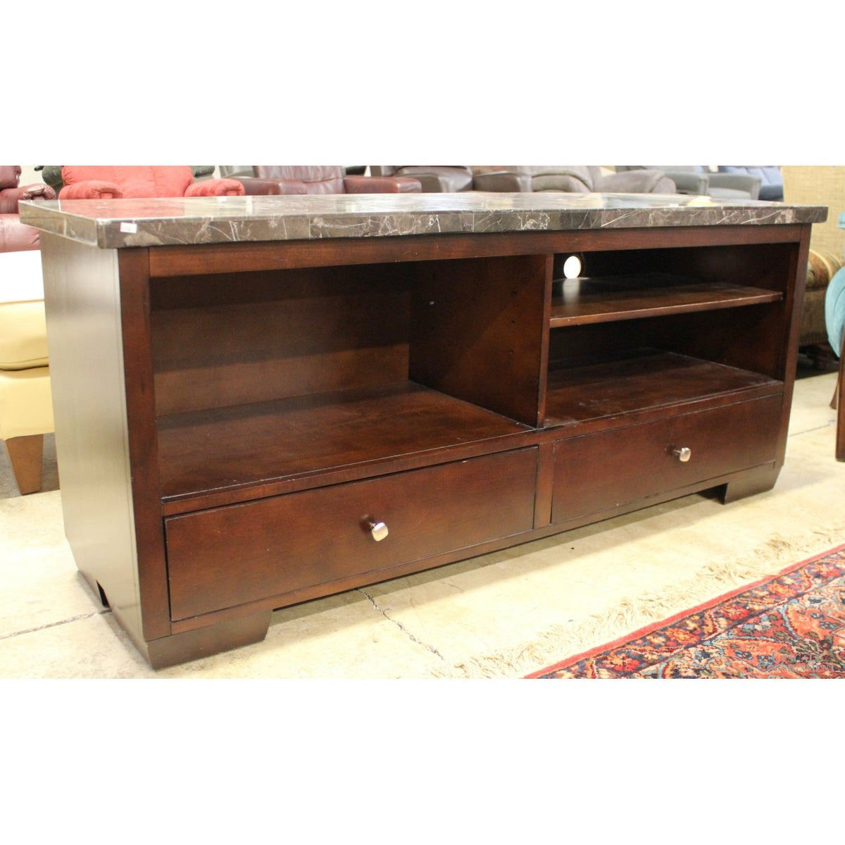 Acme Furniture Faux Marble Top Media Console