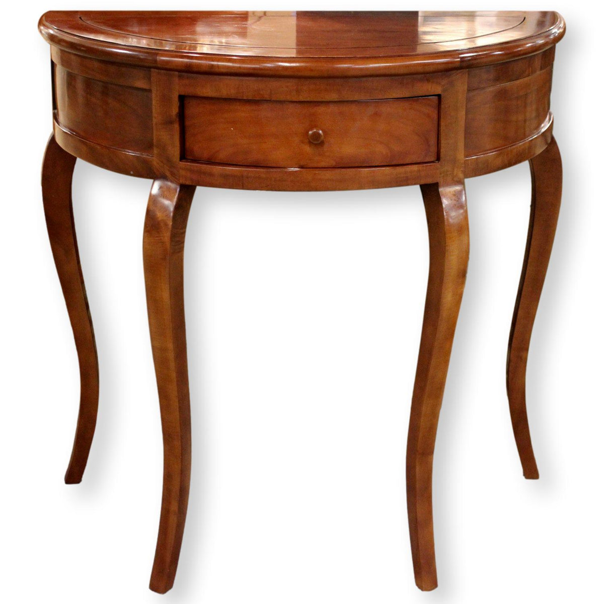Demilune Entry Table w/Drawer