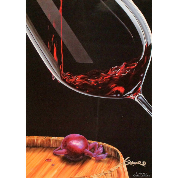 Framed Limited Edition Print 'When Grapes Dream' By Micheal Godard