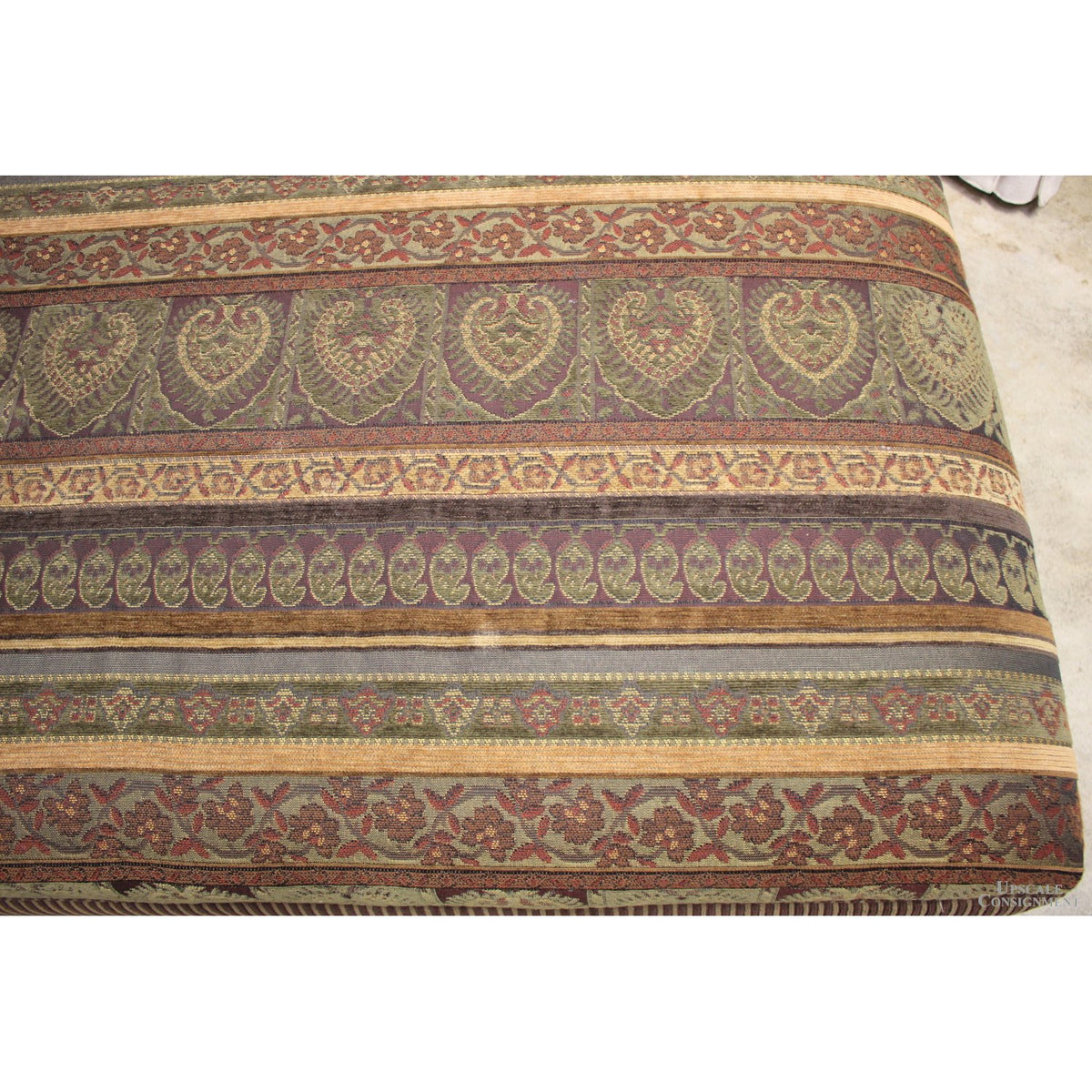 Oversized Tapestry Ottoman