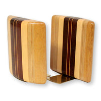 Pair of Mid-Century Modern Wood Bookends