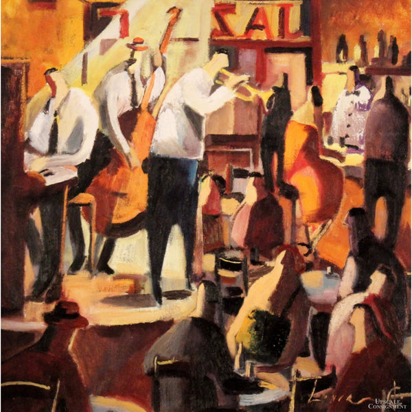 Framed Jazz Club Artwork