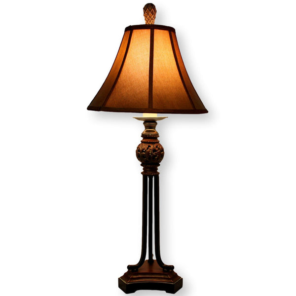 Bronze Buffet Table Lamp