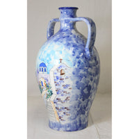 Handpainted Blue Vase