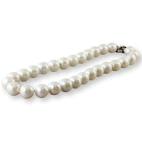 Handknotted Graduated 13.5mm - 16.5mm Cultured White Pearl Strand
