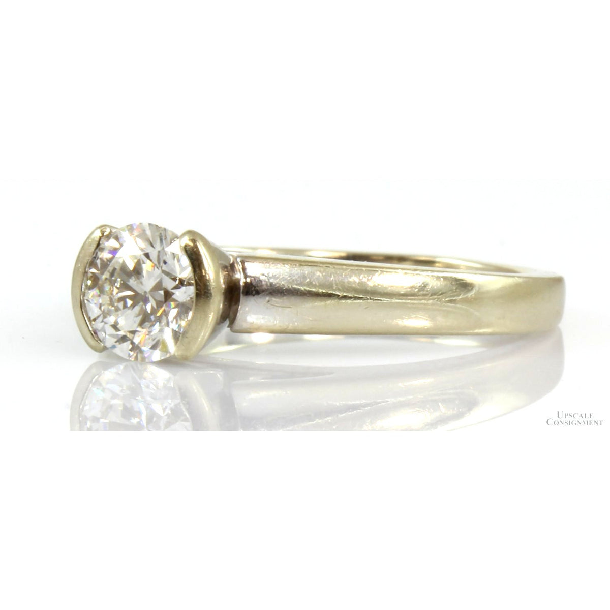 .71ct Diamond Engagement Wedding 14K White Gold Ring