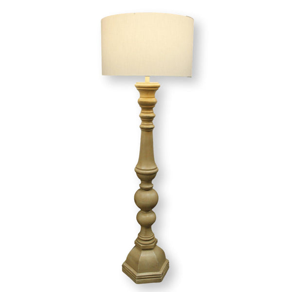 Turned Column Floor Lamp