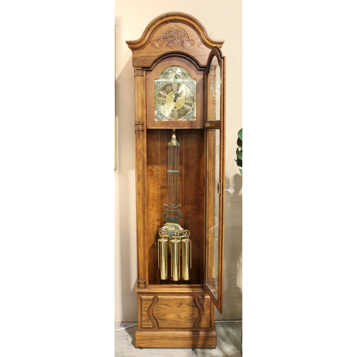 Howard Miller "Tempus Fugit" Grandfather Clock