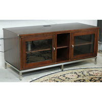 Ethan Allen Glass Door Media Console