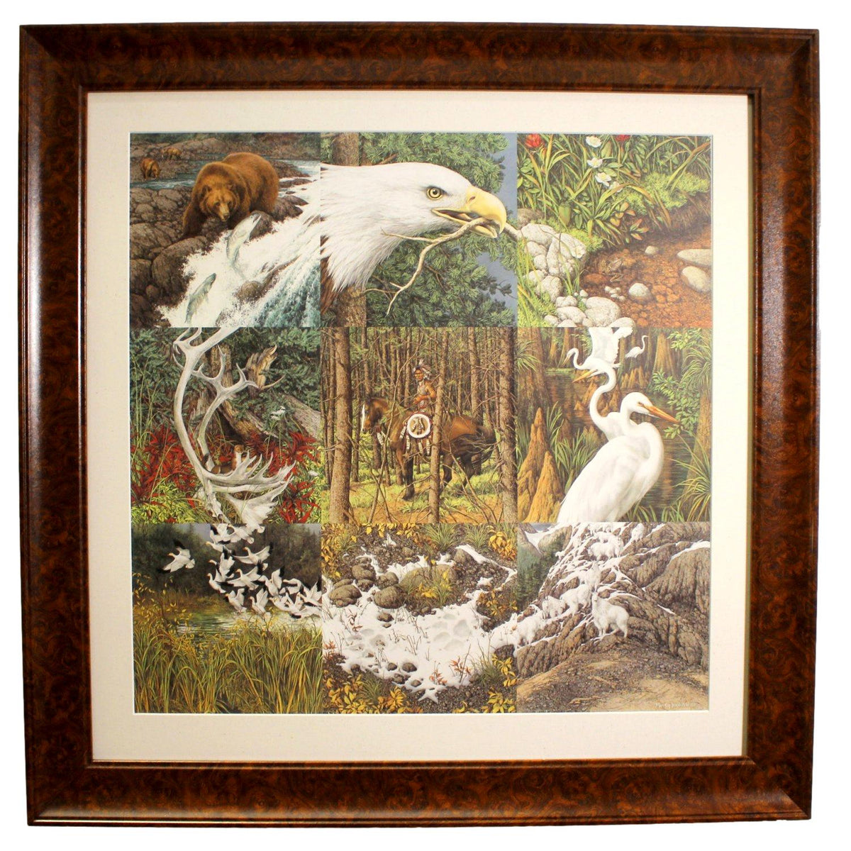 Bev Doolittle Framed Signed Limited Edition Print 'Sacred Circle'