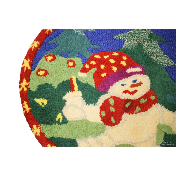 Mohawk 26'' X 46'' Hooked Wool Snowmen Accent Area Rug