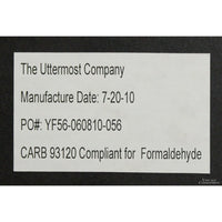 Uttermost Floral Etched Wall Hanging