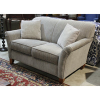 Pacific Furniture Ind. Gray Microstripe Loveseat