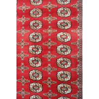 9' X 12' 2" Red Persian Area Rug w/Fringe