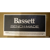 Bassett Light Blue Benchmade Loveseat