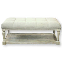 Ashley Farmhouse Coffee Table Ottoman