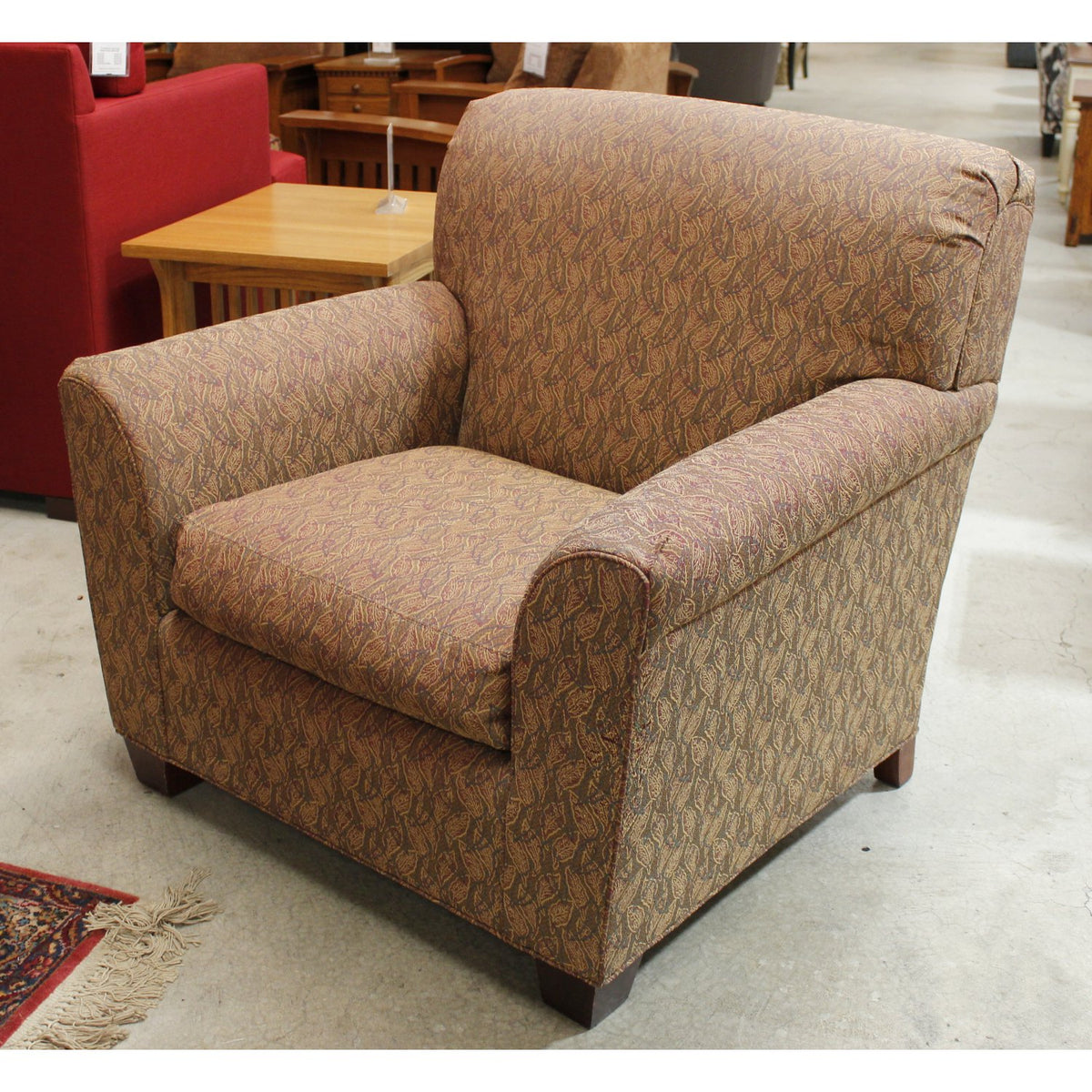 Park Place Patterned Club Chair