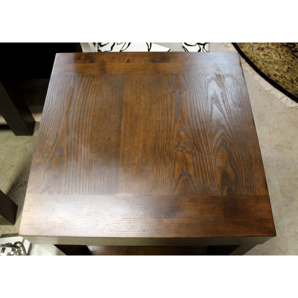 Ashley Dark Oak Square End Table
