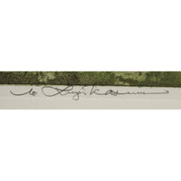 Signed Original Etching 'Monastary Of Melk At The Dunube' by Luigi Kasimir