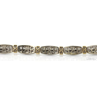 5.50 ctw Natural Diamonds 14K Gold Bracelet | Appraisal Included