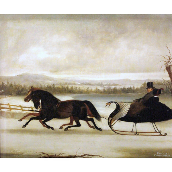 Framed Print Sleigh Ride