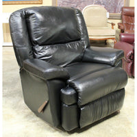 Franklin Corp. Black Leather Rocking Recliner
