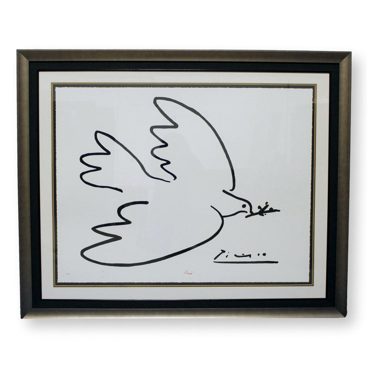 Gallery Framed Art Print 'Dove of Peace' By Pablo Picasso