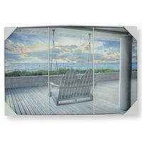 Unframed Canvas Triptych Print - Front Porch Scene