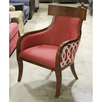 CR Laine Two-Tone Red Accent Chair