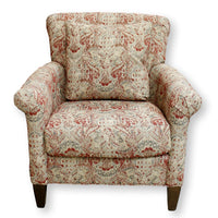 King Hickory Patterned Club Chair