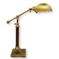 Articulated Brass Table Lamp w/Adj. Height