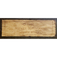 Bombay Co. Ebony & Wood Console Table