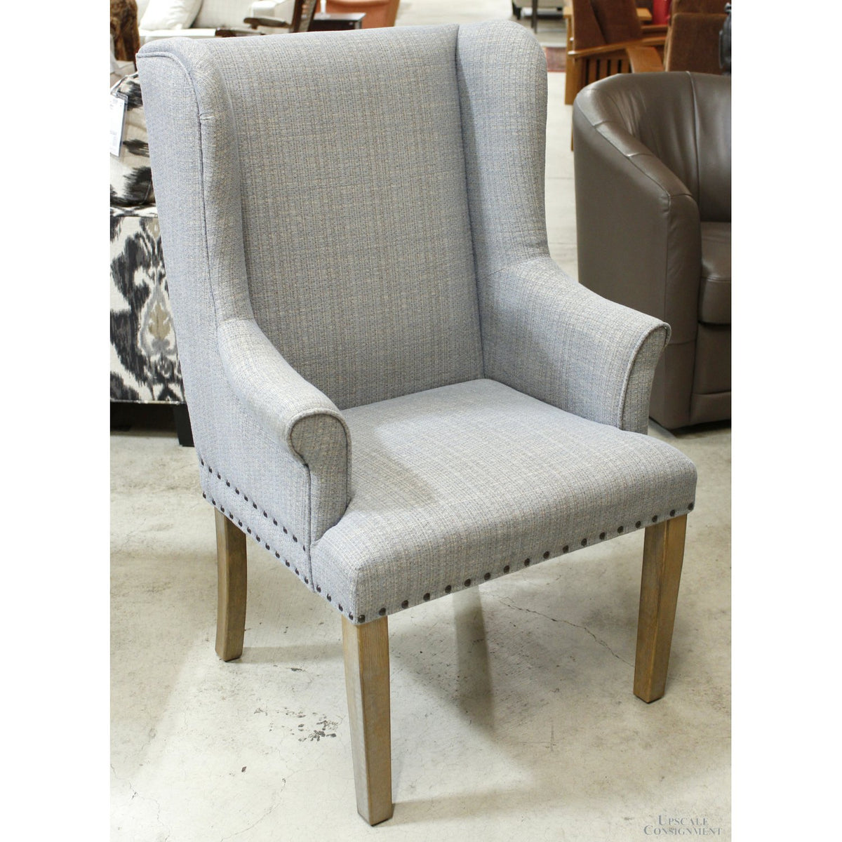 Ashley "Ollesburg" Gray Wingback Chair