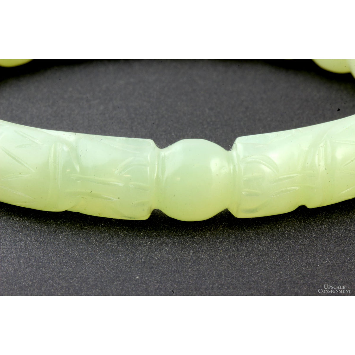 "Dragons Chasing the Pearl" Chalcedony Hololith Bangle