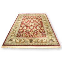 Sphinx 5' 7'' X 8' 6'' Red & Gold Wool Area Rug