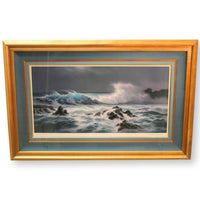 Framed Limited Edition Print 'Light of the Midnight Sea' by Roy Tabora