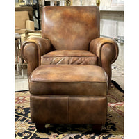 Barcalounger Leather Chair w/Ottoman